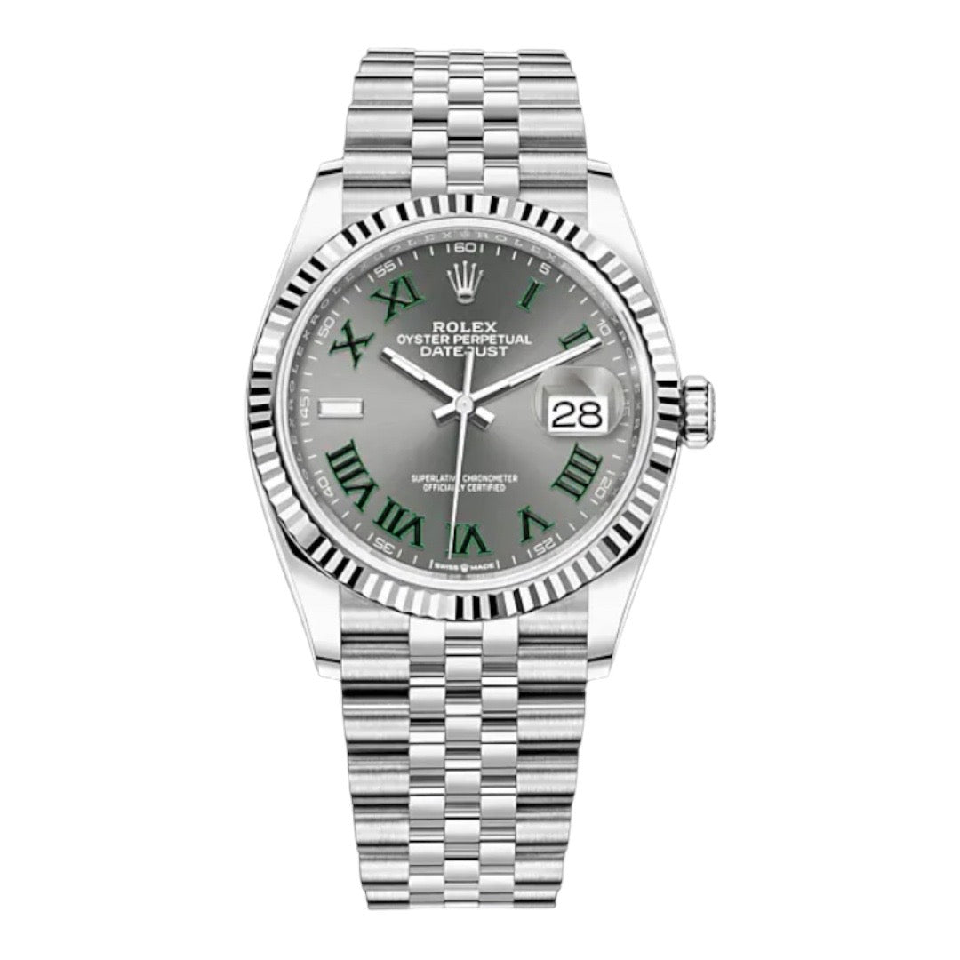 ROLEX DATEJUST 36 126234 WIMBLEDON JUBILEE - NEW 2025