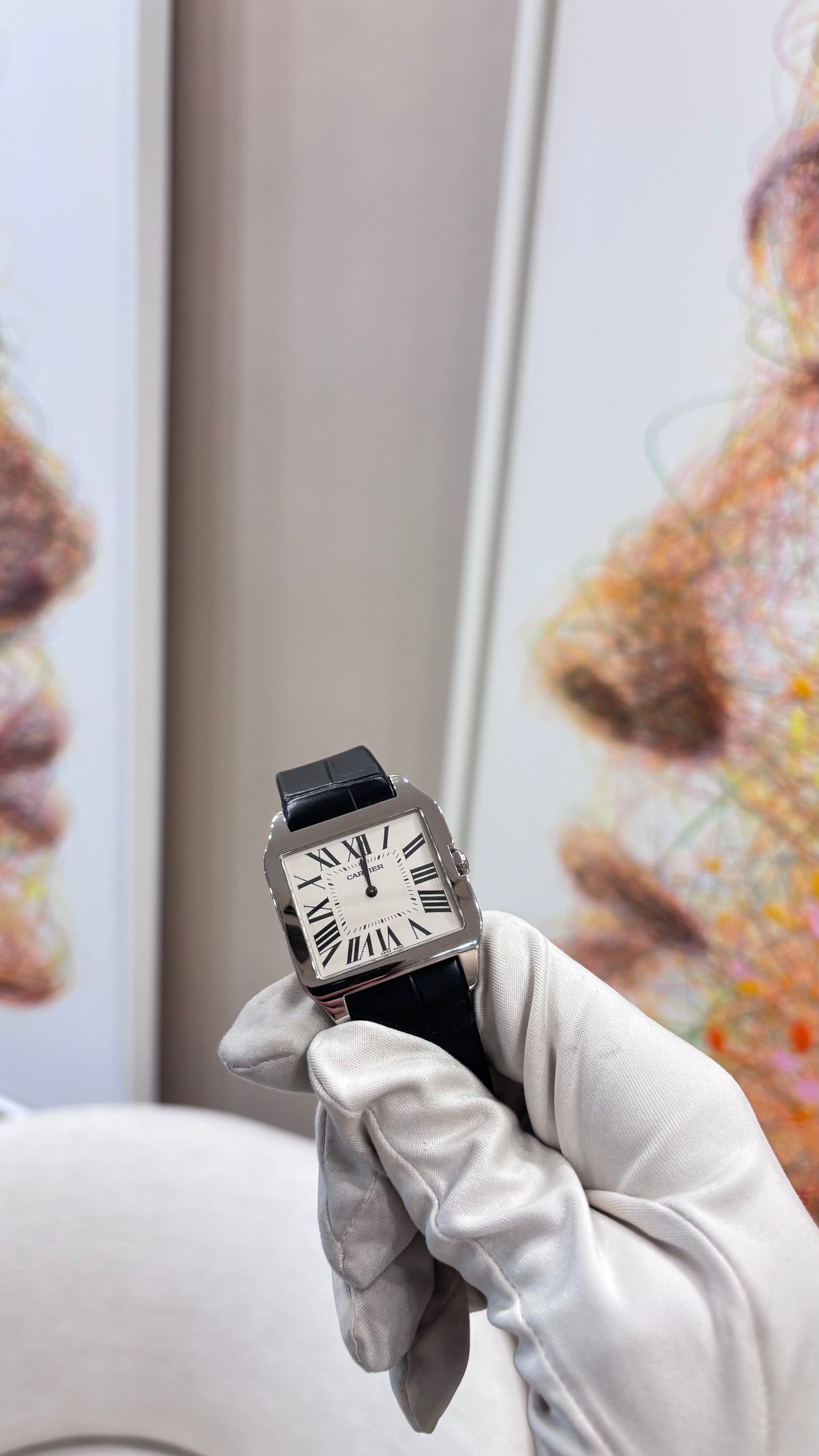 Cartier Santos-Dumont Steel Ref. W2007051
