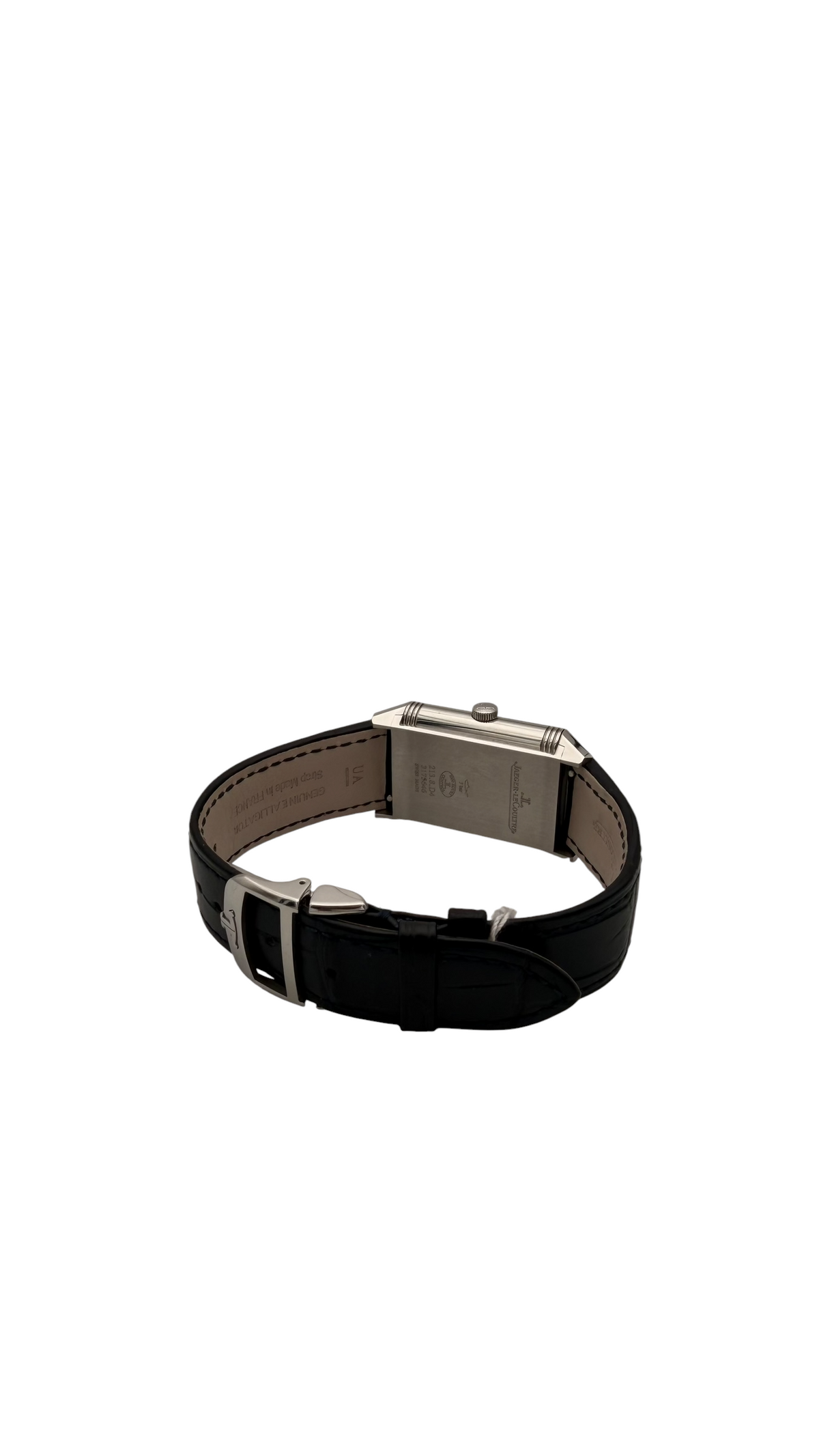 Vue du second cadran de la Jaeger-LeCoultre Reverso Tribute Duoface réf. Q3908420, montre à boîtier réversible avec double affichage.