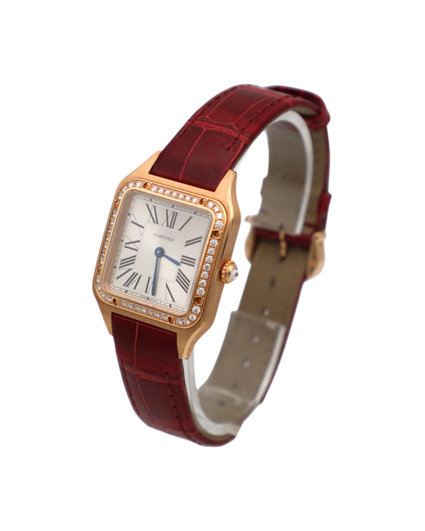 Cartier Santos-Dumont Rose Gold & Diamonds Ref. WJSA0017