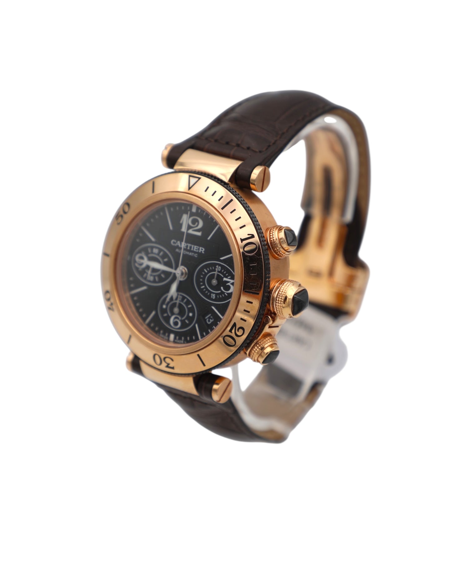 Cartier Pasha Seatimer Chronograph Rose Gold Ref. W301970M