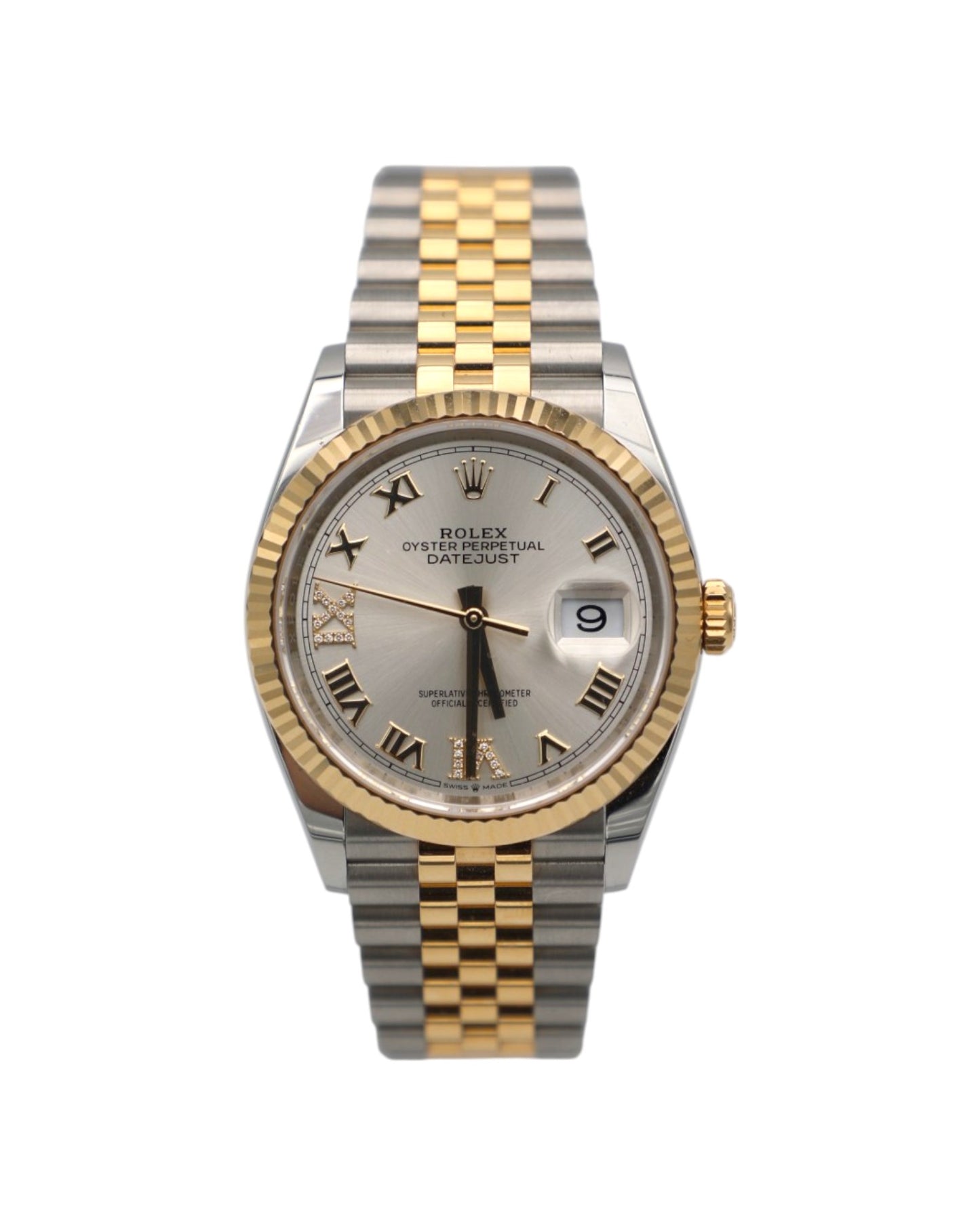 Rolex Datejust 36 “Rolesor” Diamonds – Ref. 126233