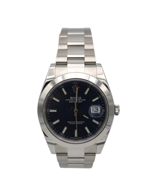 Rolex Datejust 41 Blue Dial Ref. 126000