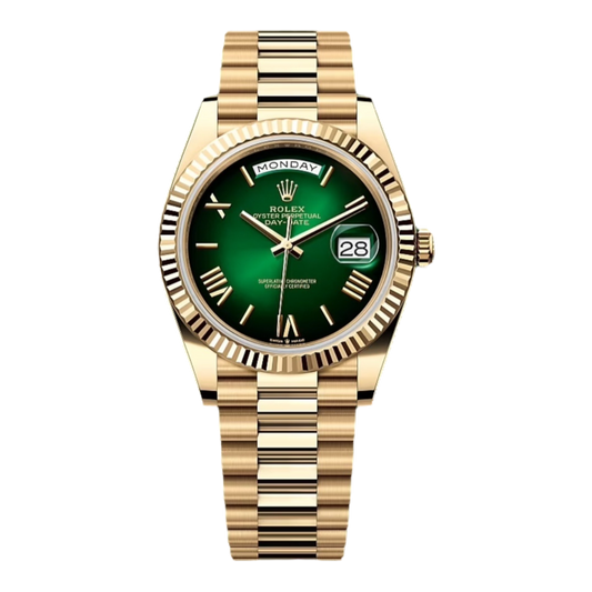 ROLEX DAYDATE 228238 SHADED GREEN – NEW 2024