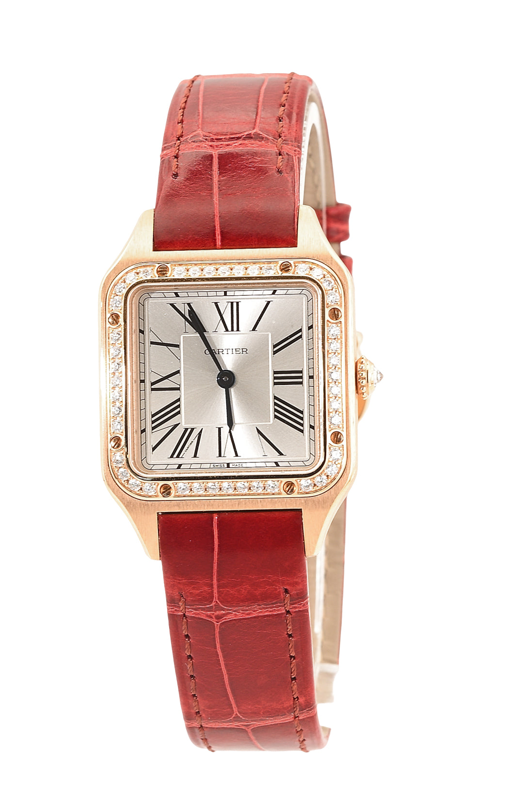 Cartier Santos-Dumont Rose Gold & Diamonds Ref. WJSA0017