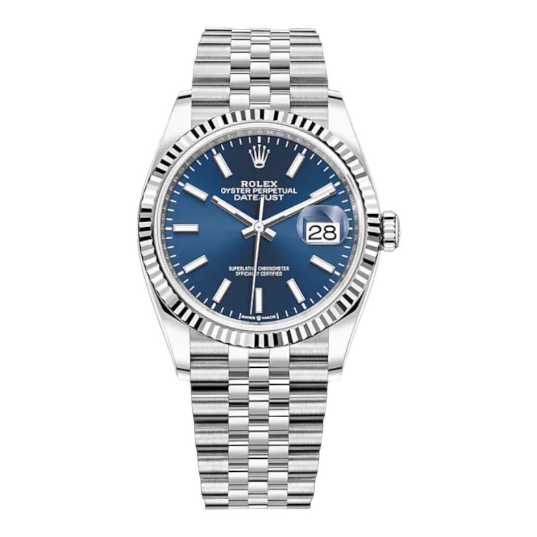 ROLEX DATEJUST 36 126234 JUBILEE BLUE - NEW 2024