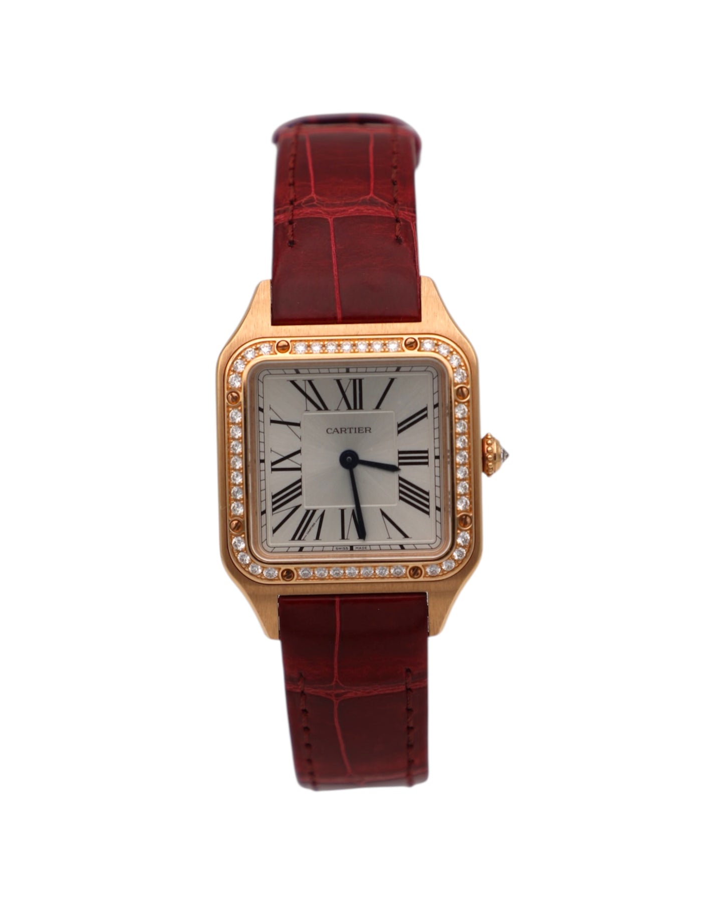 Cartier Santos-Dumont Rose Gold & Diamonds Ref. WJSA0017