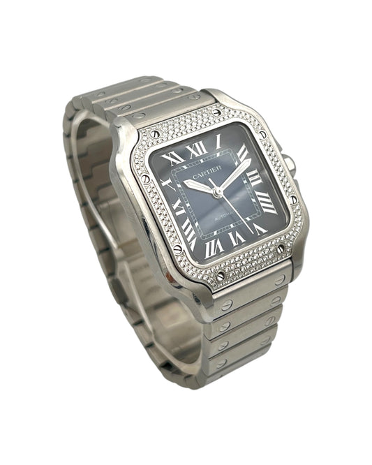 Cartier Santos Diamonds Ref. 4075