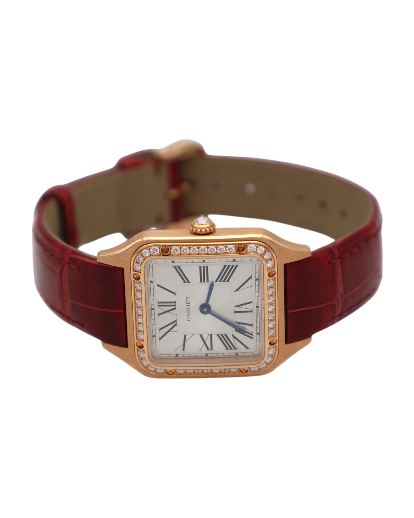Cartier Santos-Dumont Rose Gold & Diamonds Ref. WJSA0017