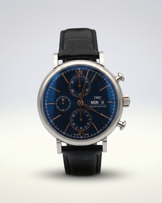 IWC Portofino Chronograph Ref. IW391036 – vue de face