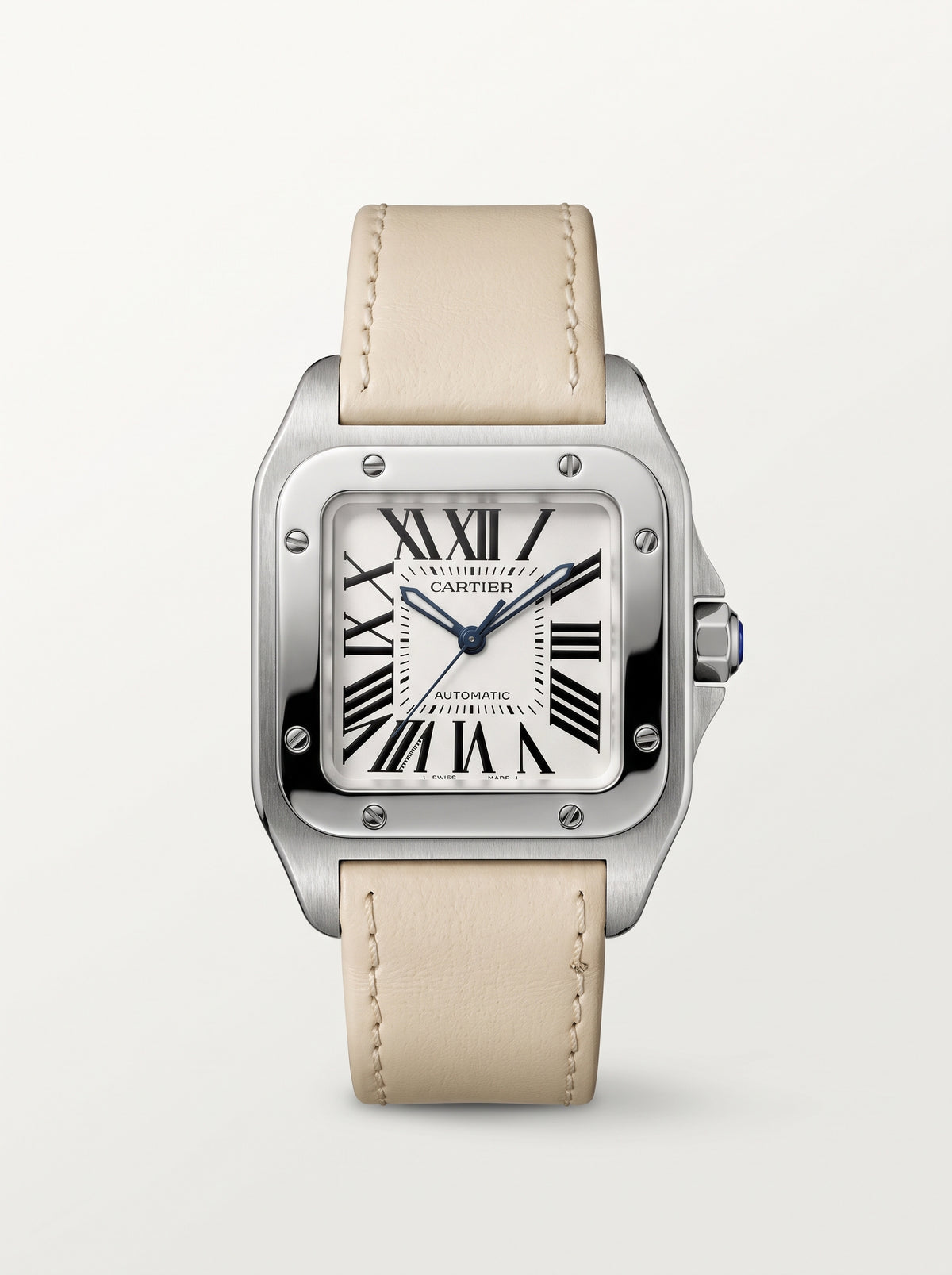 Cartier Santos 100 Ref. 2878 – vue de face