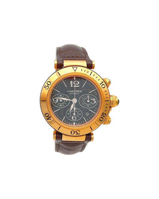 Cartier Pasha Seatimer Chronograph Rose Gold Ref. W301970M