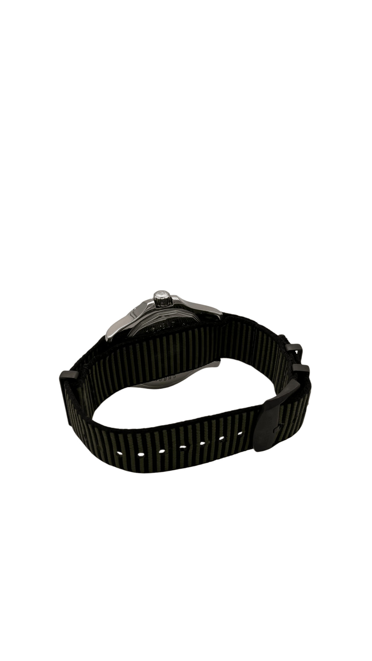 Montre Breitling Colt en acier, vue arrière du boîtier.