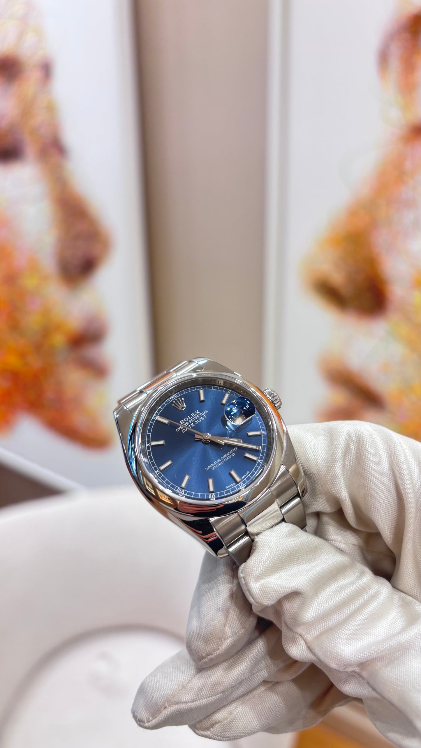 Rolex Datejust 41 Blue Dial Ref. 126000