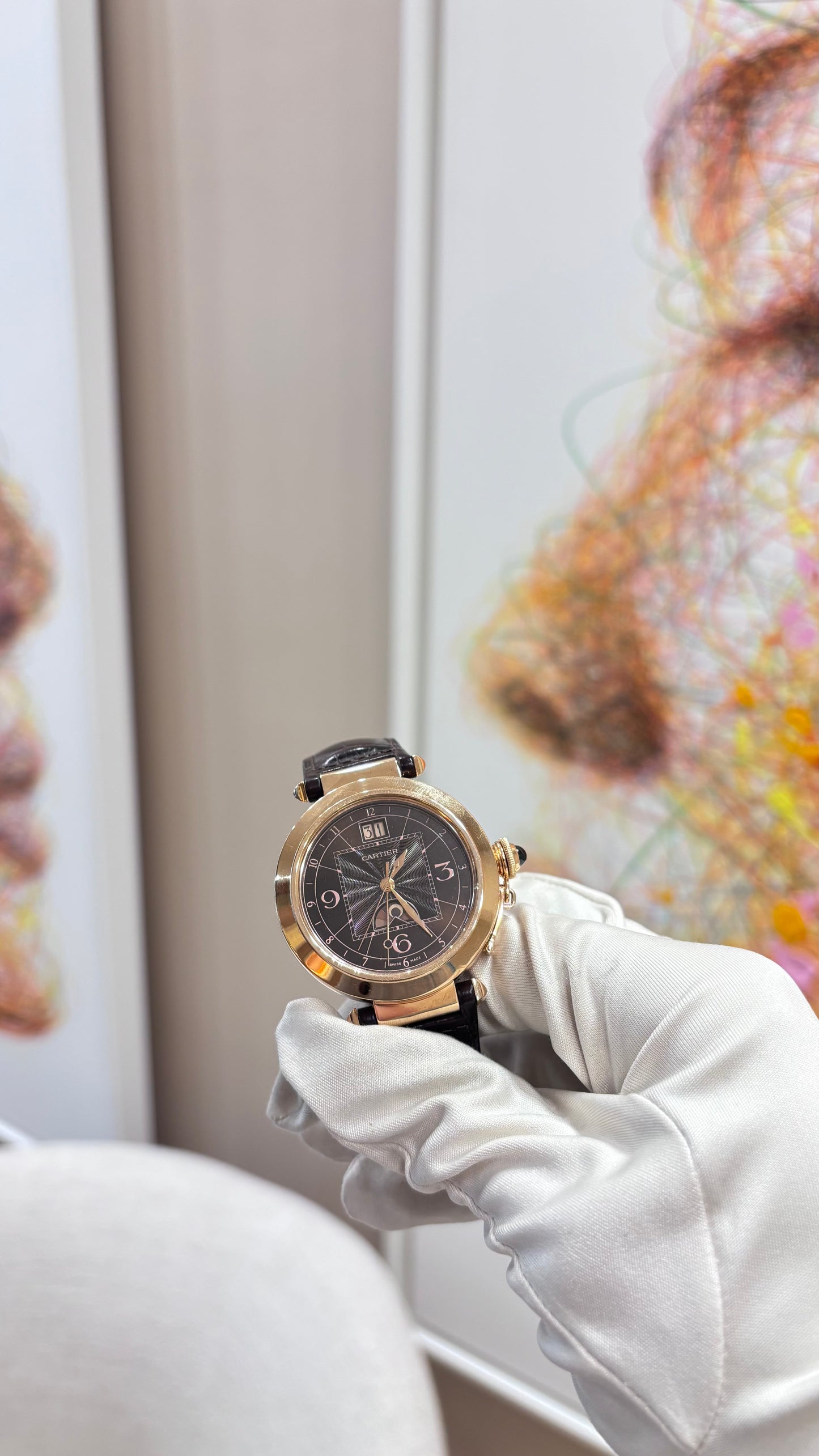 Cartier Pasha Day & Night Rose Gold Ref. 2113