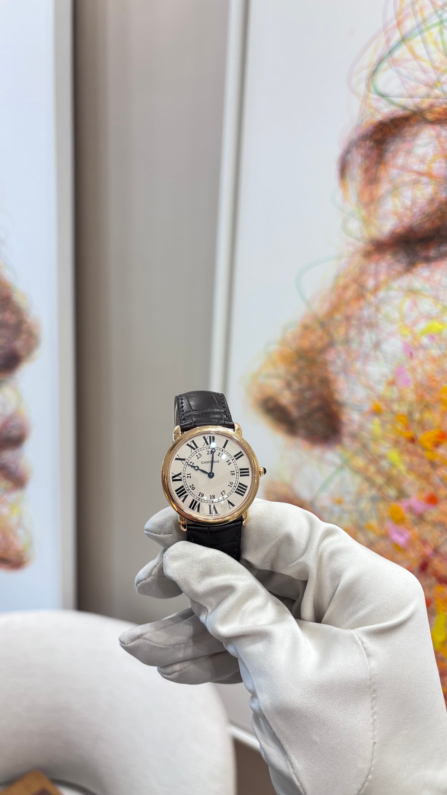 Cartier Ronde Louis Cartier 18K Yellow Gold
