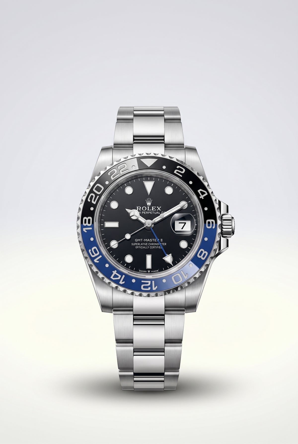 Rolex GMT-Master II Batman 126710BLNR – Cadran noir et lunette bleue et noire