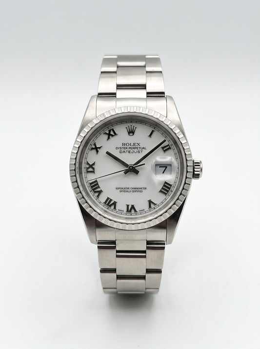 Rolex Datejust 16220 de 2004 – Vue de face