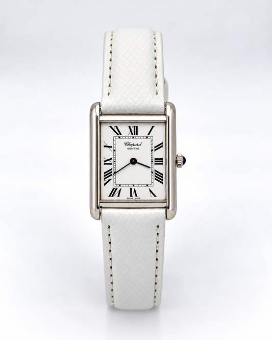 Chopard Tank 2012 Or Blanc Ref. 10/6115 – vue de face