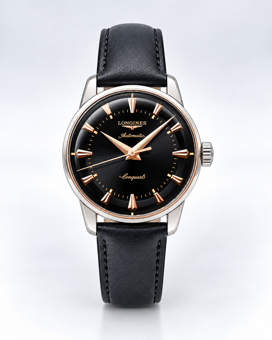 Longines Conquest Ref. 55100008 – vue de face de la montre